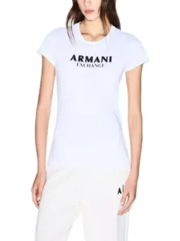 Mieten Sie Armani Exchange Damen T-Shirt Weiß – Flex-Fashion