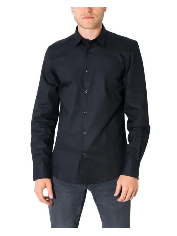 Schwarzes Antony Morato Slim-Fit Hemd