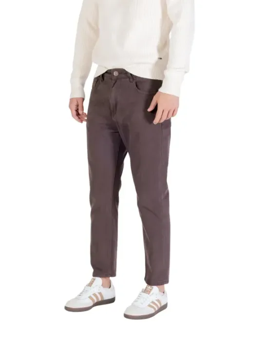 Gianni Lupo Herren Jeans Braun | online kaufen