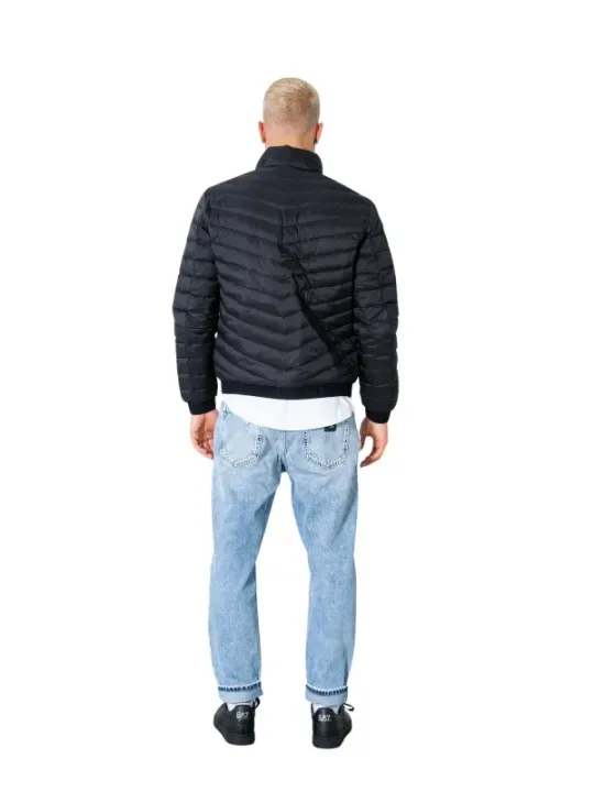 Schwarze Leder-Reißverschluss Stiefel