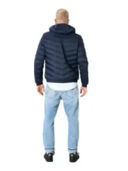 Dunkle graue Armani Exchange Pufferjacke