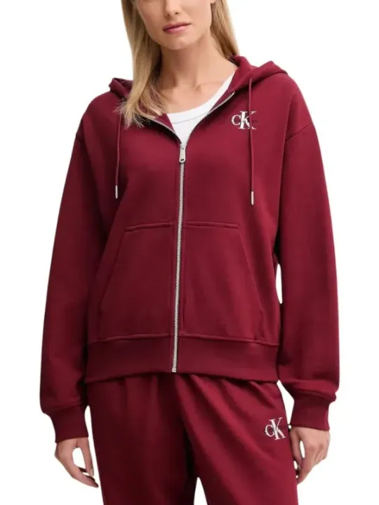 Calvin Klein Jeans Damen Fleece Bordeaux | online kaufen